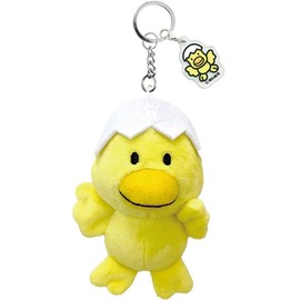SK Japan 16921 Tabeko Animal Nuigurumi Key Ring, Chick, Acrylic