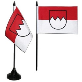 Flaggenfritze Table Flag Germany Franconia + Free Sticker