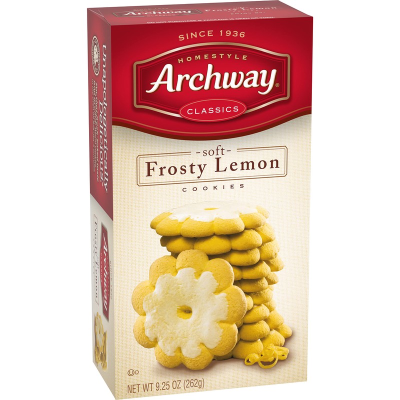 Archway Cookies, Soft Frosty Lemon Cookies, 9.25 Oz