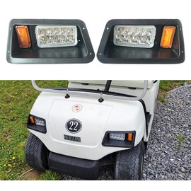 Golf Cart Headlight Compatible Yamaha G22 LED Headlight replacement Light for Yamaha G14 G15 G19 G22 golf cart headlights