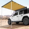 JOYTUTUS Vehicle Awning 4.6'x6.6' Roof Rack Pull-Out Sun Shade UV50+,