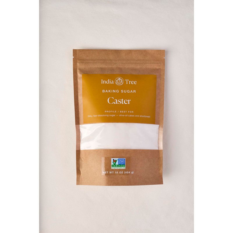India Tree Superfine Caster Baking Sugar, Original, 16 Ounce