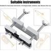 Zodazoqa Adjustable Mouthpiece Puller Tool Silver Aluminum Mouthpiece Puller Tool