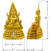 BUDDHO Chinnaraj Thai Buddha Statue for Home Decor 8" h