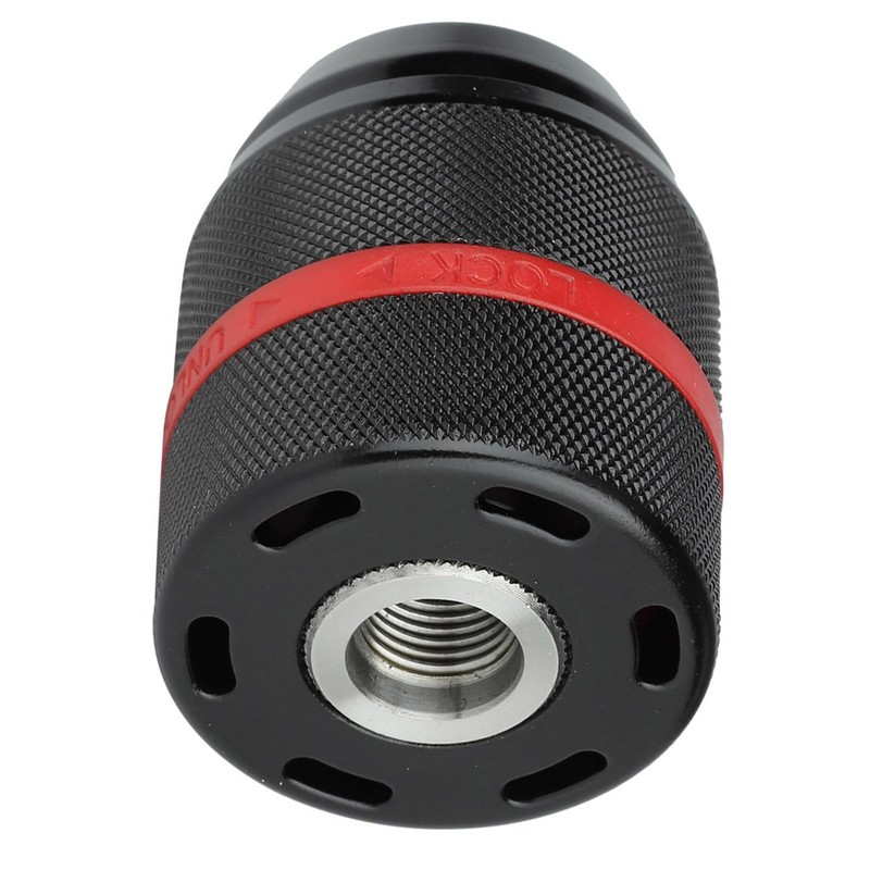 Haosie 2-13mm Drill Chucks Adapter, 1/2-20UNF Mount Keyless Drill Chuck,