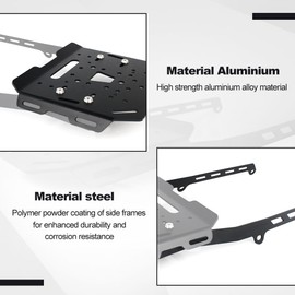 Xitomer Luggage Rear Rack Fit for Tenere 700 XTZ690 2019 2020 2021 2022 2023 2024 2025 Motorcycle Cargo Rack Motorcycle Top Rack