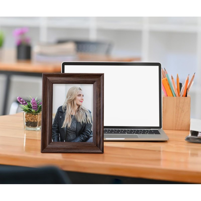 marysgift 5x7 Photo Frames Free-Standing Frames Modern Picture Frame Display