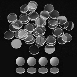 100PCS Anti Slip Clear Rubber Glass Table Top Bumpers – 2mm Thick Round Silicone Furniture Pads for Tables, Photo Frames, Furniture, Kitchen Cabinets