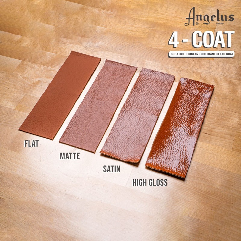 Angelus High Gloss 4-Coat Scratch-Resistant Leather Sealer – Durable, Flexible,