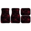 DBBXHZJY Red Spider Web Floor Mats for Car,4 Piece Gothic