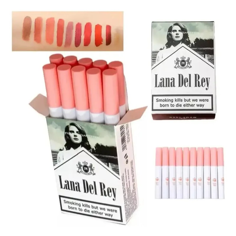 10pc Matte Long-lasting Lip Gloss Set