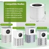 Aiskaer 4-Pack A1 A1W Replacement Filter Compatible with VEWIOR HQSC-50,HQKJ-80,AMEIFU
