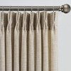 RAIN CITY Beige Sheer Curtains 144 Inches Long with Pinch