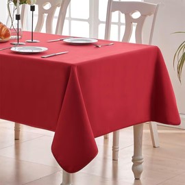 Balcony & Falocn Rectangular Waterproof Washable Double Sided Velvet Tablecloth Suitable for Weddings, Festivals, Restaurants, Banquets, Gardens