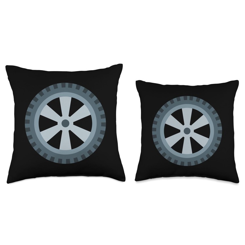 Wheel Throw Pillow