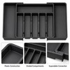 Adjustable Cutlery Drawer Organizer for Kitchen Storage – Expandable 8-Compartment