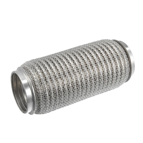 X AUTOHAUX Car Exhaust Flexible Pipe, 2.48"x7.99" Universal Stainless Steel