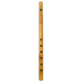 Bamboo Bansuri Flute for beginners B Key Tune scale 7 Holes Fipple Woodwind Clarinet Quena Flute Musical Instrument Krishna Flute 13.5 Inch