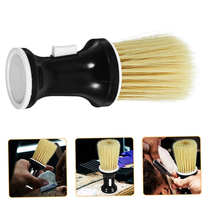 Baluue Hair Cutting Barber Neck Brush Set Detachable Duster for