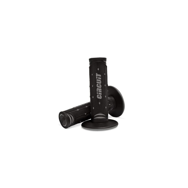 CIRCUIT Equipment Jupiter MA0042-213 Motorcycle Grips Black/Grey