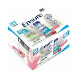 Abbott - Abbot Ensure, Sabor Fresa - 16 Envases de 237 ml cada uno                                                                                    