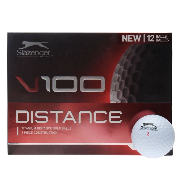 Slazenger Unisex V1 Distance Golf Ball 12 Pack