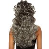 Leg Avenue Long Curly Wispy Bang Wig, 300 g Grey