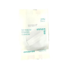 Refill Innisfree No Sebum Powder Cushion 21N Vanilla / 리필이니스프리 노세범 파우더 쿠션 21N 바닐라