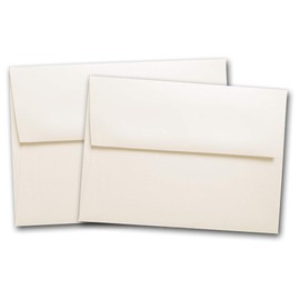 Premium Shimmery Metallic Blank A-9 Envelopes - 25 Pack - Great for Stationery, Greeting Cards, Events, Mailings, Business, Etc. (Cryogen White, 25 Pack)