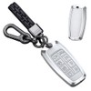 TECART For Genesis leather Key Fob Cover Metal Key Case
