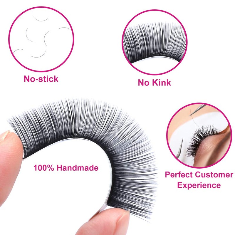Fadlash Self-Fanning Eyelashes, Eyelash Extension, Volume Eyelashes for Volume Technique,