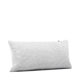 Wolkenfeld Cushion Cover 40 x 80 cm Flannel Grey – Cuddly Soft Flannel Cushion Cover Made in Germany 100% Cotton – with Practical Zip – Grey