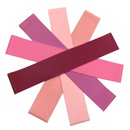 Mipcase 5pcs Resistance Bands for Glute and Leg Strength Training Portable Elastic Bands for Yoga Fitness and Rehabilitation Resistance Levels for