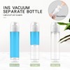 IOOROSE Airless Pump Bottle Refillable Travel Containers 50 ml/1.7 oz