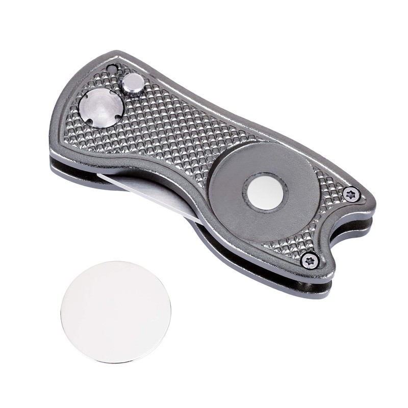 Mile High Life All Metal Foldable Golf Divot Tool with