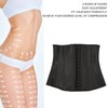 Women Underbust Latex Sport Waist Trainer Tummy Control 4 Row
