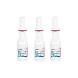 MAJOR 12-Hour Nasal Decongestant Spray-Oxymetazoline Hydrochloride 0.05% Nose Spray for Adults and Kids - Soothing Pump Mist for Cold, Allergy, Nasal Congestion, and Sinus Relief - 1 Fl. Oz.(3 Pack)