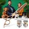 FOGOSP Rose Gold Titanium Thinning Shears for Dogs 46 Teeth