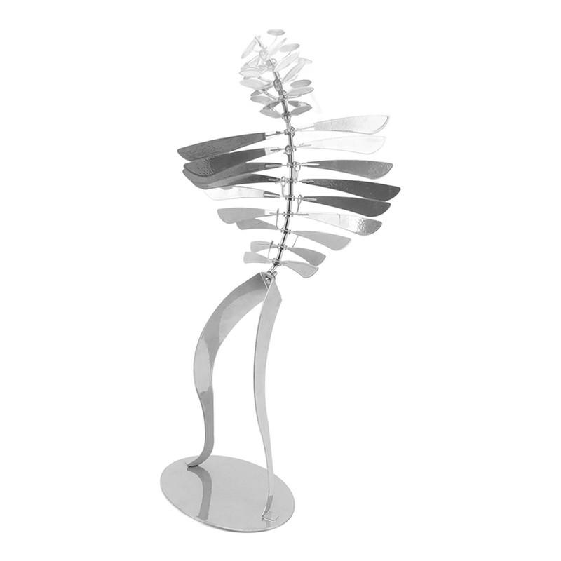 Metal Rotating Windmill Wind Braking Figurine Humanoid Rotating Windmill Home