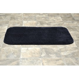 Garland Rug Traditional Bath Rug, 24-Inch by 40-Inch, Black