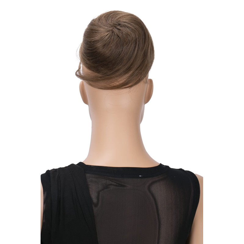 CAISHA by PRETTYSHOP Bun Hairpiece Ponytail Hepburn-Bun Scrunchie Updo Light