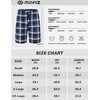 MoFiz Men's Plaid Pajama Shorts Soft Sleep Shorts Stretchy Lounge