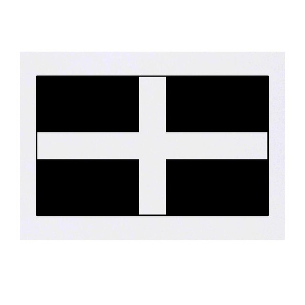 'Flag Of Cornwall' Temporary Tattoo - Water Resistant, Skin-Safe, Non-Toxic