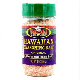 NOH Foods of Hawaii Hawaiian Seasoning Salt (Original (Alae'a and Rock Salt), 9 Ounce)