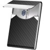 DMFLY Business Card Holder, Metal Slim Business Card Case, Pocket