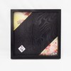 Ishida 52144 Kyo-Yuzen Horn Tray, Black, 7.1 inches (18 cm)