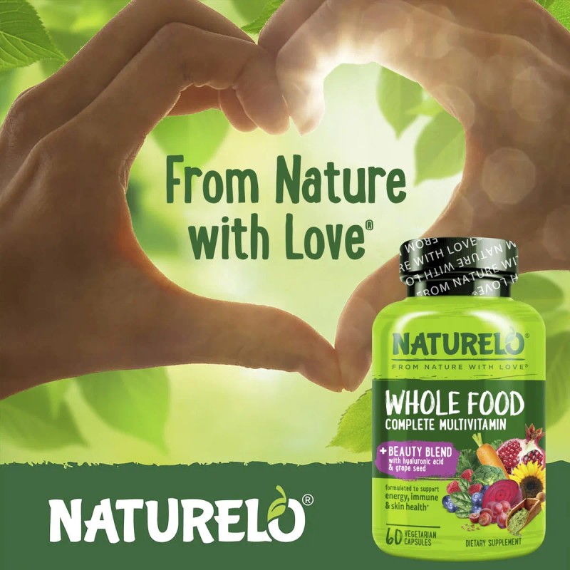 Naturelo Multivitaminico Natural Para Cabello Piel Uñas 60