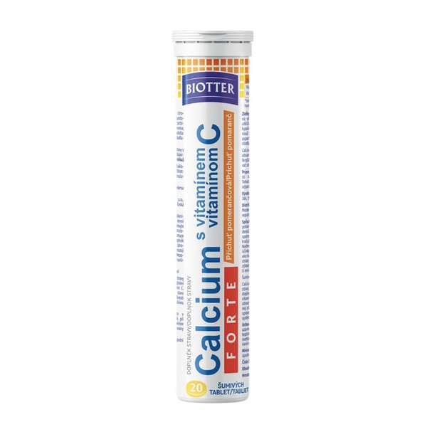 BIOTTER Calcium FORTE with vitamin C, 20