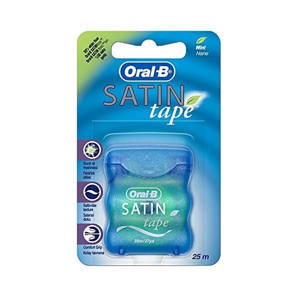 Oral-B Satin Tape Dental Floss Hygiene Clean Teeth 25m Sealed  Lot of 2