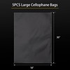 Petutu 5 Pack Large Clear Baskets Bags, Cellophane Wrap for